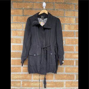 Ella Moss Utility Jacket Black size large